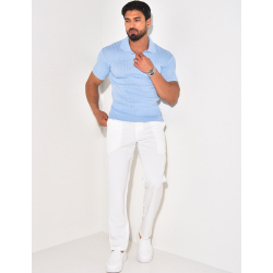 Polo côtelé cintré Polo côtelé cintré