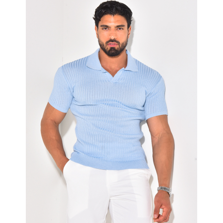 Polo côtelé cintré Polo côtelé cintré