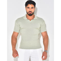 Polo côtelé cintré Polo côtelé cintré