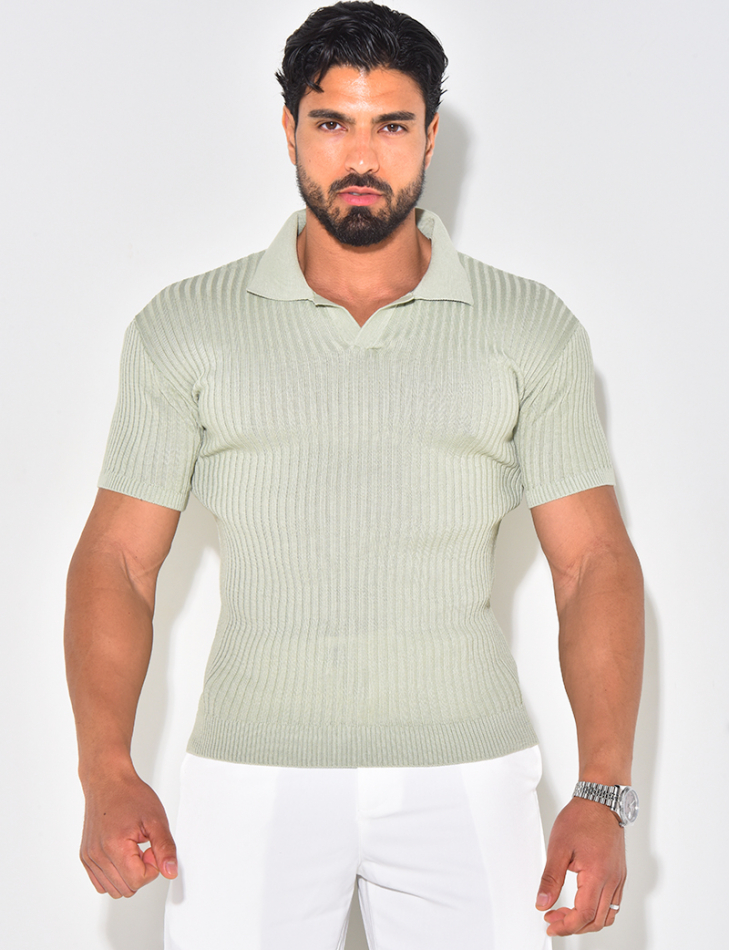 Polo côtelé cintré Polo côtelé cintré