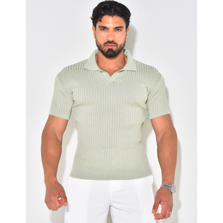 Polo côtelé cintré Polo côtelé cintré