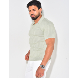 Polo côtelé cintré Polo côtelé cintré