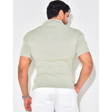 Polo côtelé cintré Polo côtelé cintré