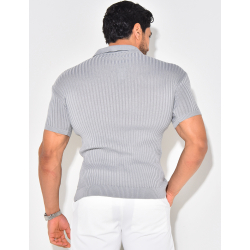 Polo côtelé cintré Polo côtelé cintré