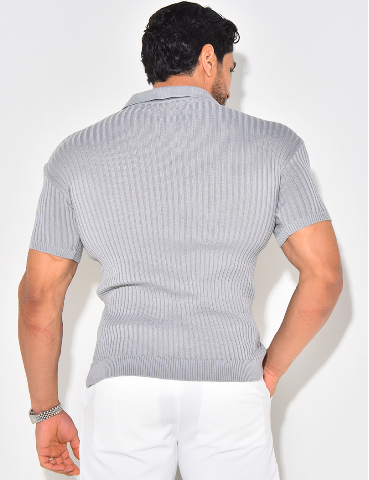 Polo côtelé cintré Polo côtelé cintré