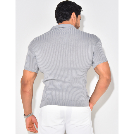 Polo côtelé cintré Polo côtelé cintré