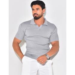 Polo côtelé cintré Polo côtelé cintré