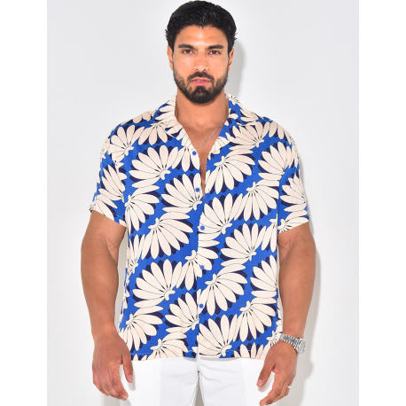 Chemise manches courtes à motifs Chemise manches courtes à motifs