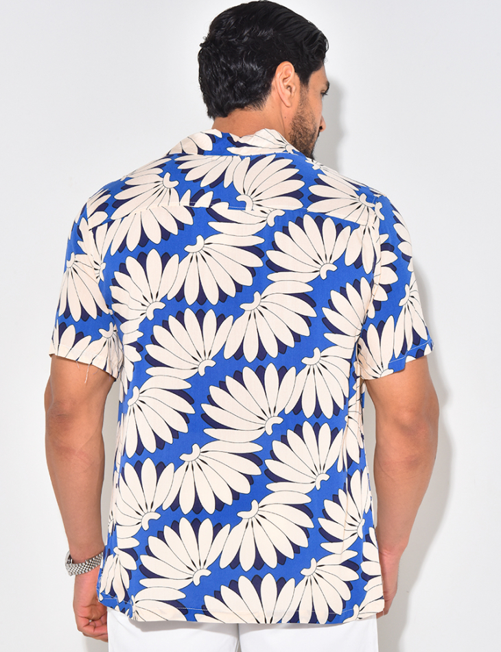 Chemise manches courtes à motifs Chemise manches courtes à motifs