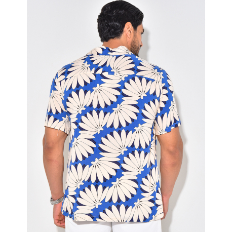Chemise manches courtes à motifs Chemise manches courtes à motifs