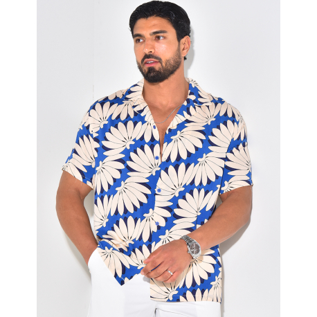 Chemise manches courtes à motifs Chemise manches courtes à motifs