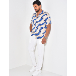 Chemise manches courtes à motifs Chemise manches courtes à motifs