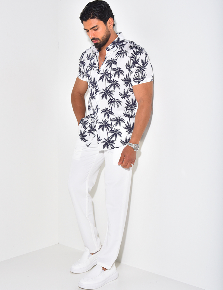 Chemise fluide à motifs Chemise fluide à motifs