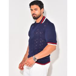 Polo en laine manches courtes Polo en laine manches courtes