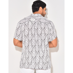 Chemise manches courtes à motifs Chemise manches courtes à motifs