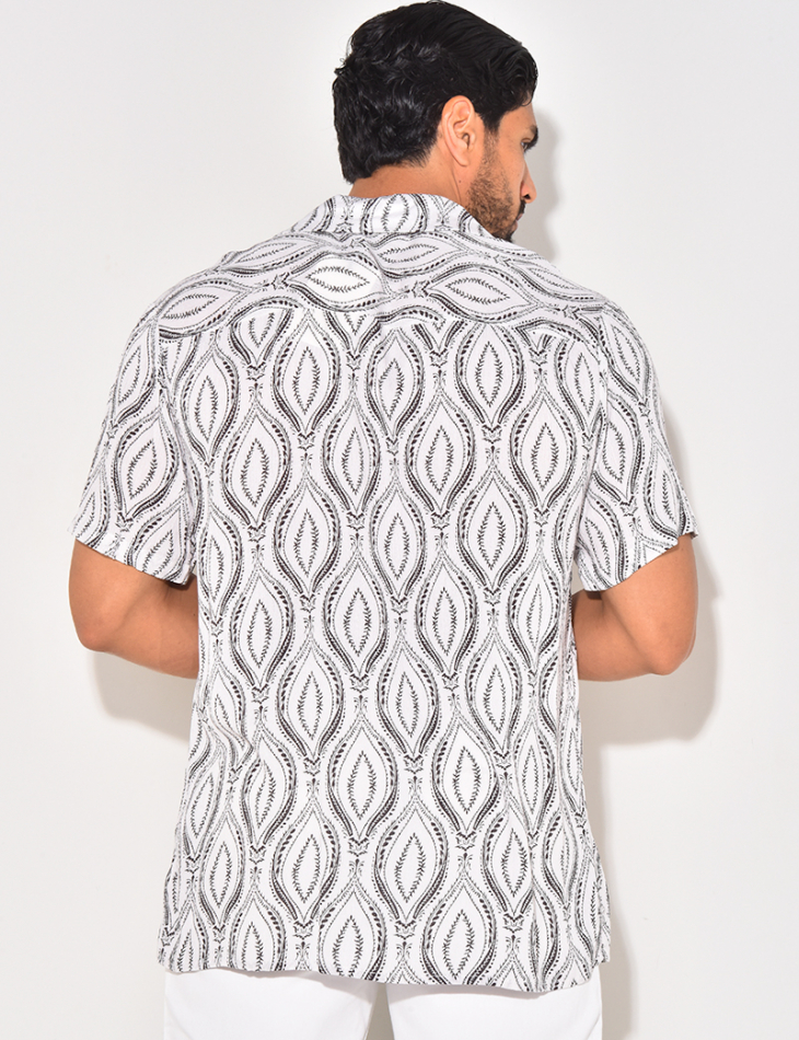Chemise manches courtes à motifs Chemise manches courtes à motifs