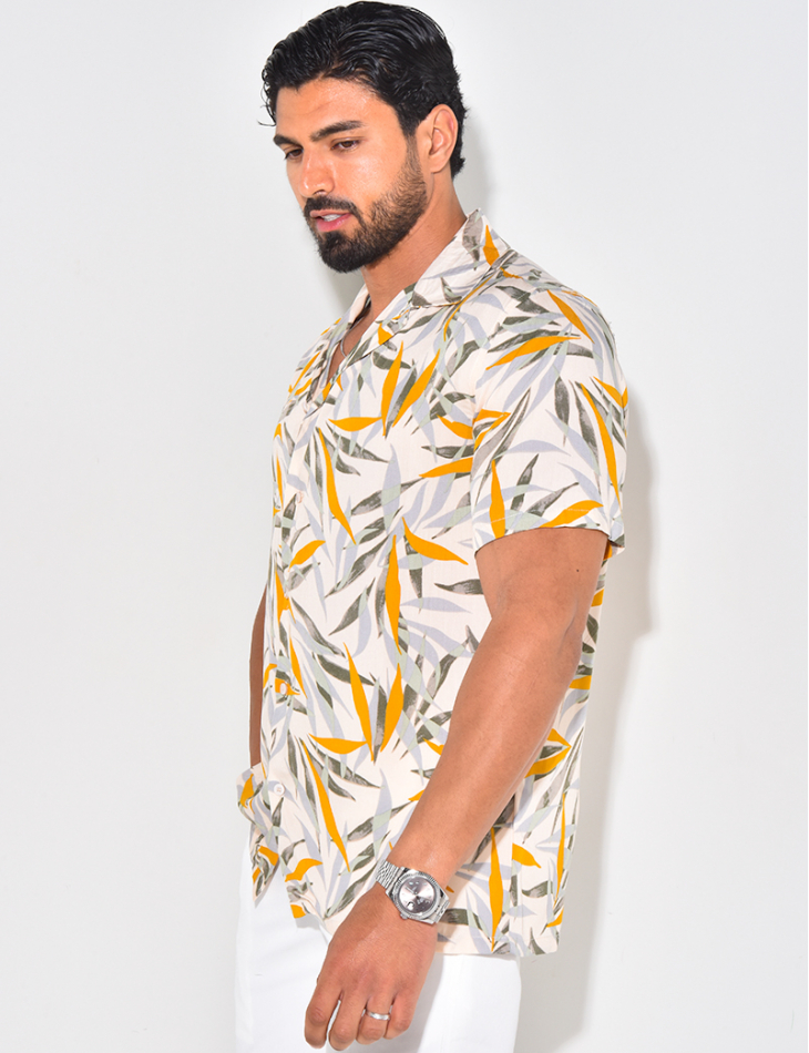 Chemise manches courtes à motifs