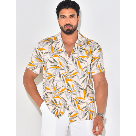 Chemise manches courtes à motifs
