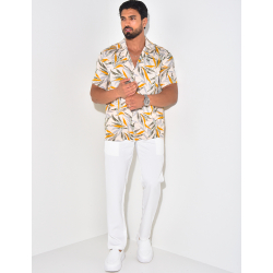 Chemise manches courtes à motifs