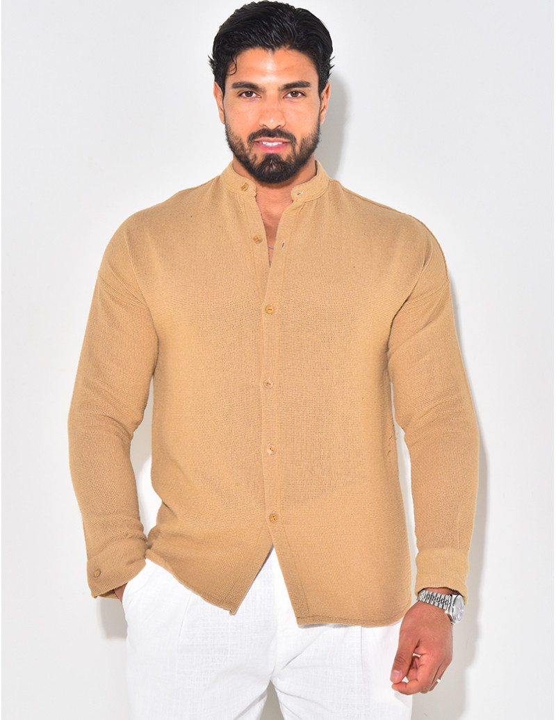 Chemise texturée