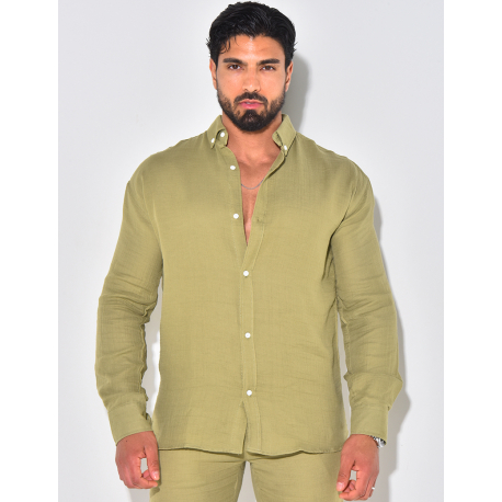 Chemise manches longues en coton Chemise manches longues en coton