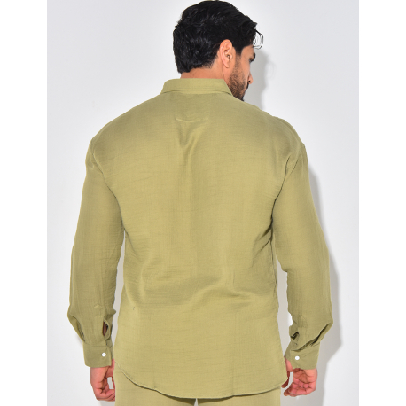 Chemise manches longues en coton Chemise manches longues en coton