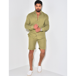 Chemise manches longues en coton Chemise manches longues en coton