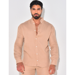 Chemise manches longues en coton