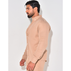 Chemise manches longues en coton