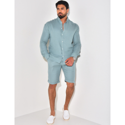 Chemise manches longues en coton Chemise manches longues en coton