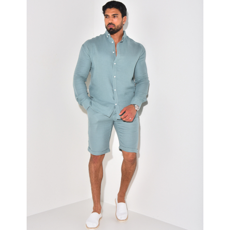 Chemise manches longues en coton Chemise manches longues en coton