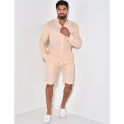 Chemise manches longues en coton Chemise manches longues en coton