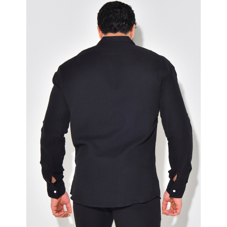 Chemise manches longues en coton