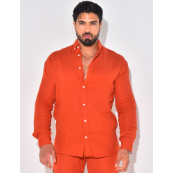 Chemise manches longues en coton Chemise manches longues en coton