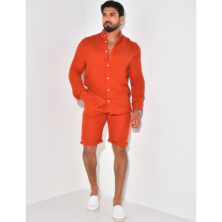 Chemise manches longues en coton Chemise manches longues en coton