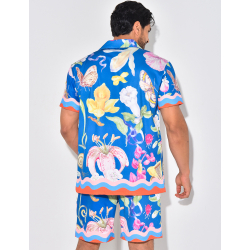 Ensemble short et chemise à motifs Ensemble short et chemise à motifs