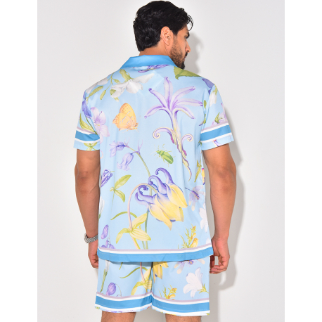 Ensemble short et chemise à motifs Ensemble short et chemise à motifs