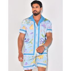 Ensemble short et chemise à motifs Ensemble short et chemise à motifs