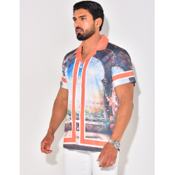 Chemise à motifs paysage Chemise à motifs paysage