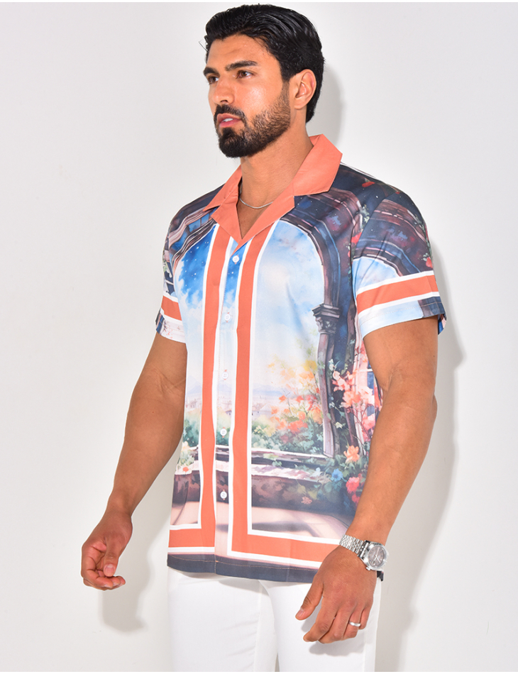 Chemise à motifs paysage Chemise à motifs paysage