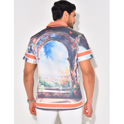 Chemise à motifs paysage Chemise à motifs paysage