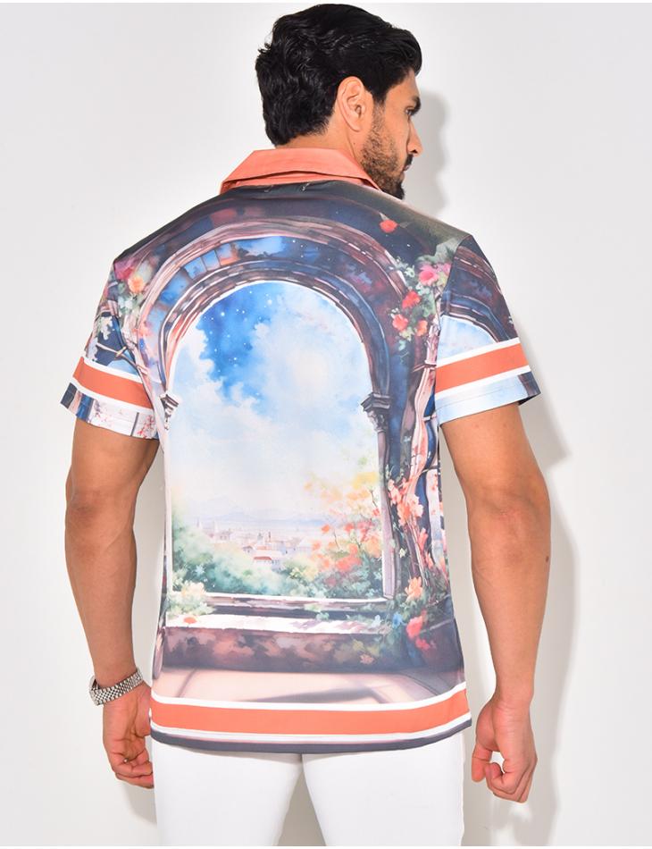 Chemise à motifs paysage Chemise à motifs paysage