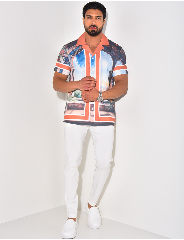 Chemise à motifs paysage Chemise à motifs paysage