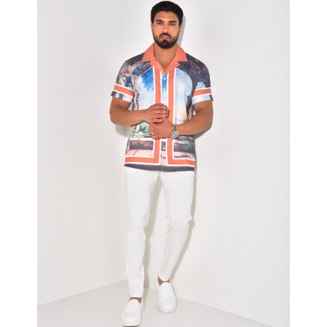 Chemise à motifs paysage Chemise à motifs paysage