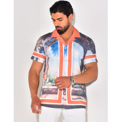 Chemise à motifs paysage Chemise à motifs paysage