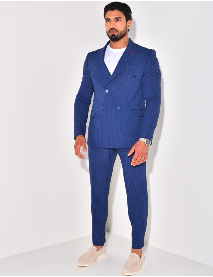 2-piece striped suit set