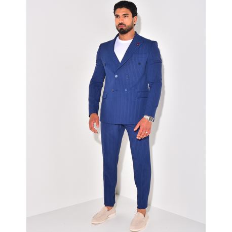 2-piece striped suit set