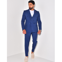 2-piece striped suit set
