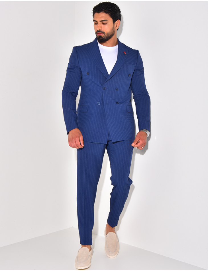 2-piece striped suit set