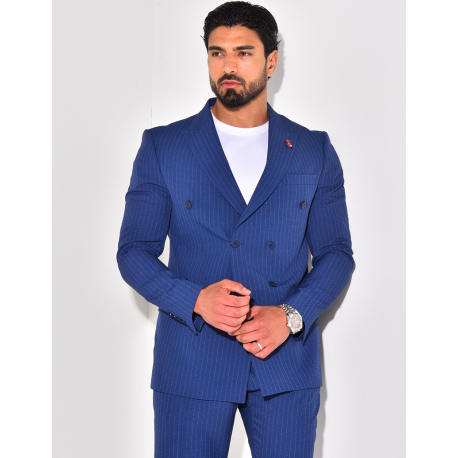 2-piece striped suit set